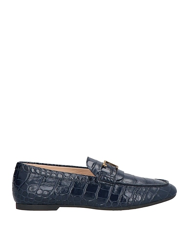 TOD'S Mocassino Blu notte Pelle di vitello