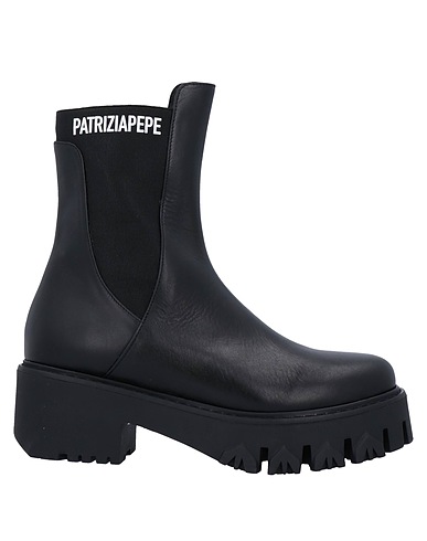 PATRIZIA PEPE Ankle boot Black 100% Soft Leather