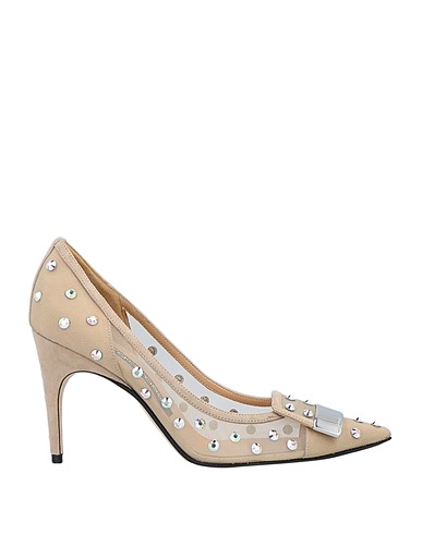SERGIO ROSSI Pump Blush Textile fibers
