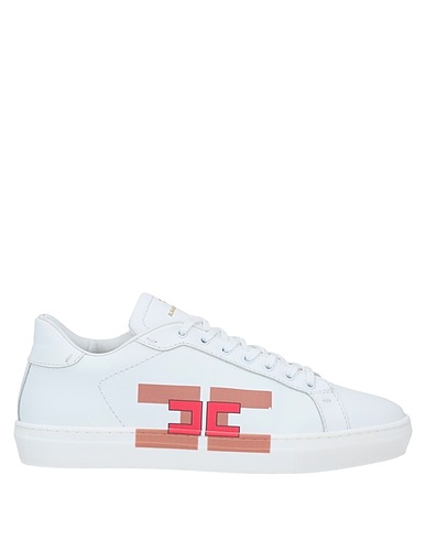 ELISABETTA FRANCHI Sneakers White Soft Leather