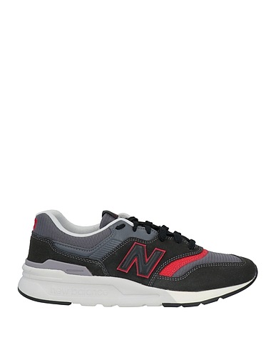 NEW BALANCE Sneakers Grey Other Fibres, Leather