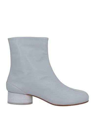 MAISON MARGIELA ショートブーツ スカイブルー 革（なめし加工）
