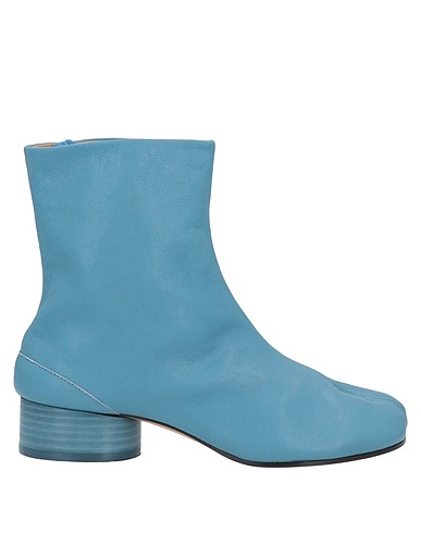 MAISON MARGIELA Ankle boot Turquoise Leather