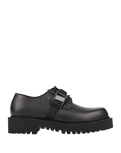 VALENTINO GARAVANI Laced shoes Black Leather