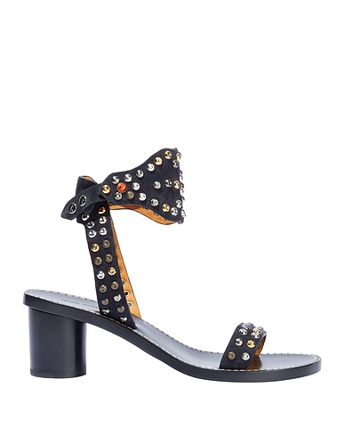 ISABEL MARANT Sandals Black 100% Calfskin