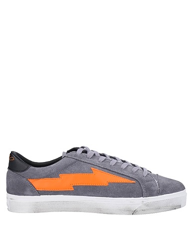 SANYAKO Sneakers Lead Leather, Textile fibres