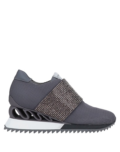 LE SILLA Sneakers Grey Textile fibres