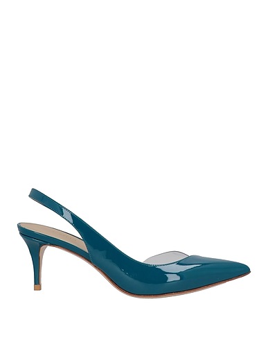 LE SILLA Pump Deep teal Soft Leather, PVC - Polyvinyl chloride