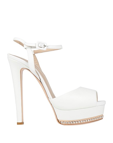 LE SILLA Sandals White Leather