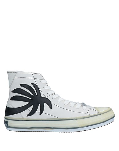 PALM ANGELS Sneakers Ivory Soft Leather