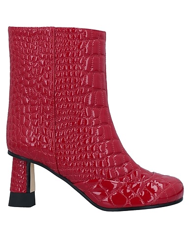 MARCO DE VINCENZO Ankle boot Red Leather