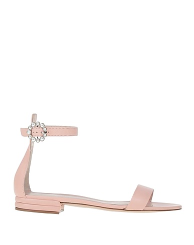 LE SILLA Sandali Rosa Pelle