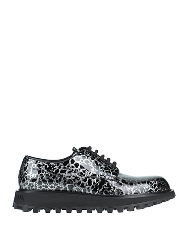 DOLCE&GABBANA Laced shoes Black Leather