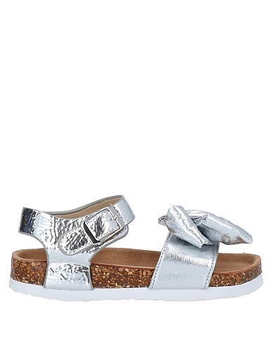 COLORS OF CALIFORNIA Sandals Silver Textile fibers