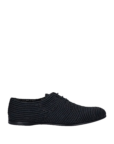 DOLCE&GABBANA Laced shoes Black 100% Viscose