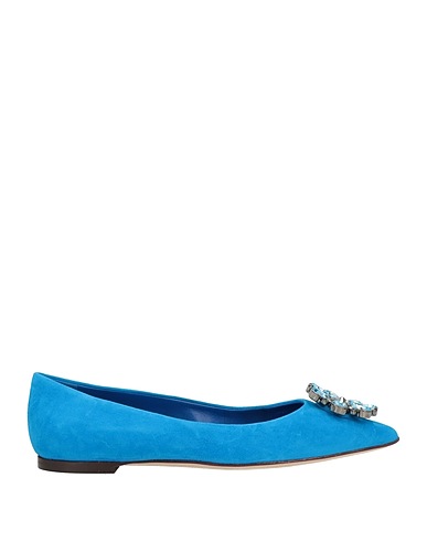 DOLCE&GABBANA Ballet flats Azure Soft Leather