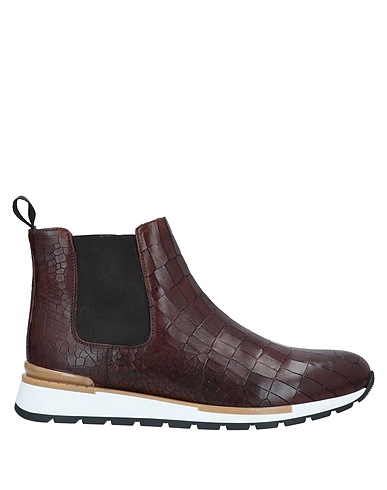 ANGELO PALLOTTA Ankle boot Chocolate brown Soft Leather