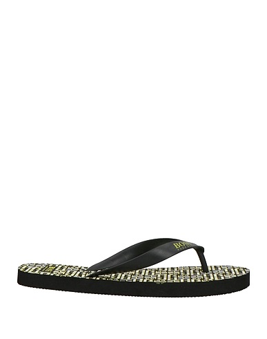 BOSS Beach sandals  Black Rubber