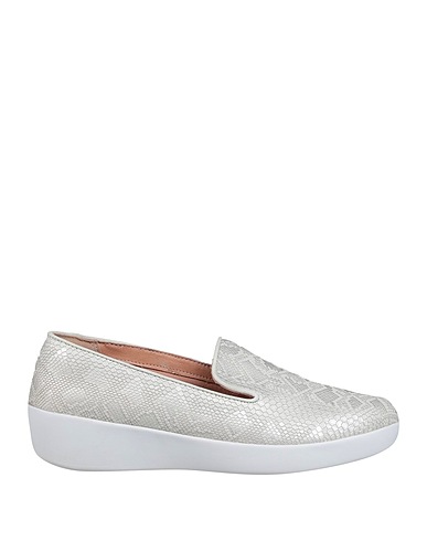 FITFLOP Loafers Light grey Soft Leather
