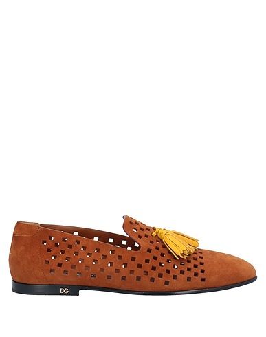 DOLCE&GABBANA Loafers Camel Leather