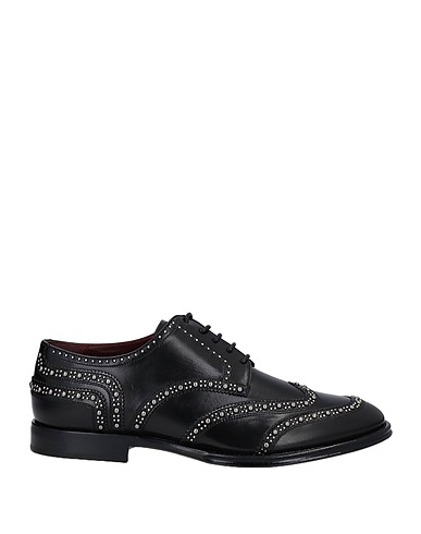 DOLCE&GABBANA Laced shoes Black Calfskin