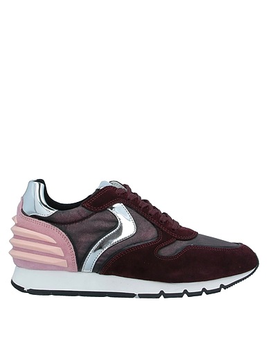 VOILE BLANCHE Sneakers Plum Leather, Other Fibres