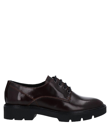 CERRUTI 1881 Laced shoes Chocolate brown 100% Bovine leather