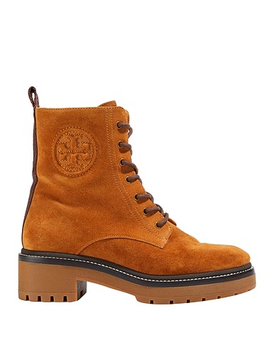 TORY BURCH ショートブーツ キャメル 革