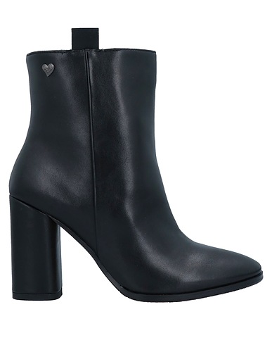 TUA BY BRACCIALINI Ankle boot Black Textile fibers