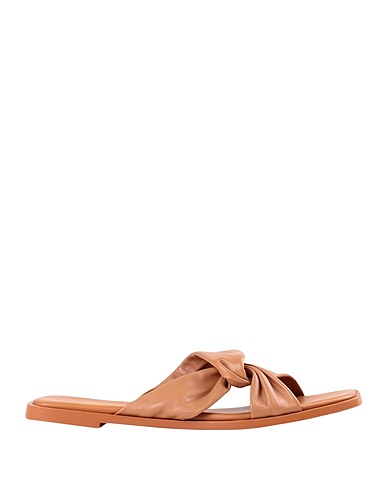 ALOHAS Sandals Camel Leather