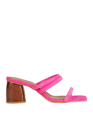 ALOHAS Sandals Magenta Leather