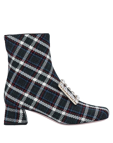 ROGER VIVIER Ankle boot Midnight blue Textile fibres