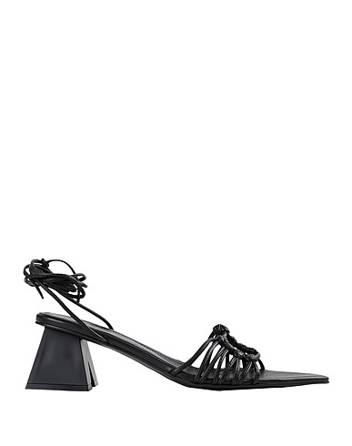 ALOHAS Sandals Black Leather