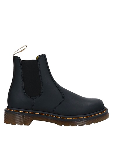 DR. MARTENS Ankle boot Black Textile fibres