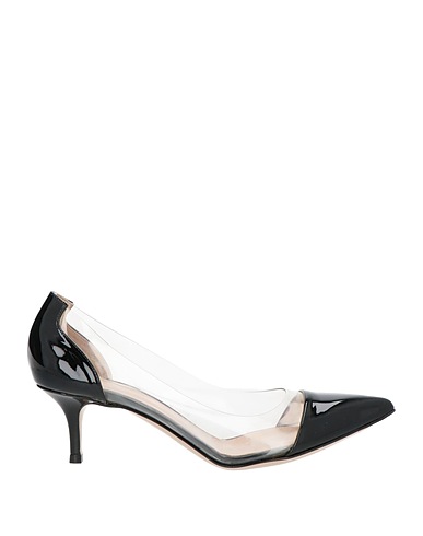 GIANVITO ROSSI Pump Black Soft Leather, Plastic
