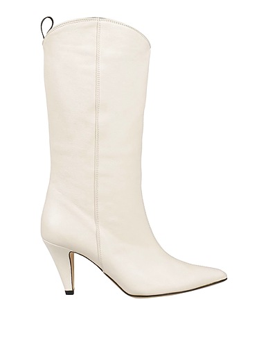 ÂME Boots Cream Leather