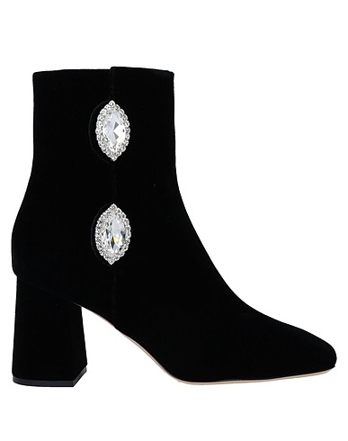 GIANNICO Ankle boot Black Textile fibres