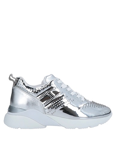 HOGAN | Silver Women‘s Sneakers | YOOX