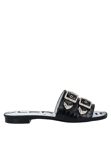 CLERGERIE Sandals Black Calfskin
