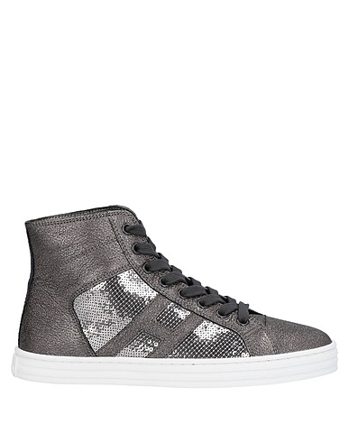 HOGAN REBEL Sneakers Lead Leather