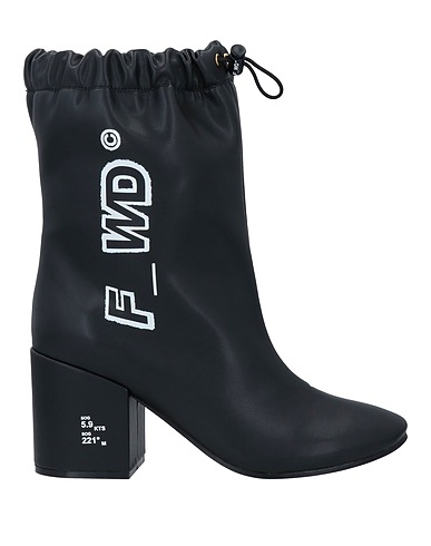 F_WD Ankle boot Black Textile fibres