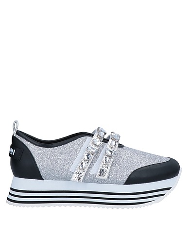 MY TWIN TWINSET Sneakers Silver Textile fibers