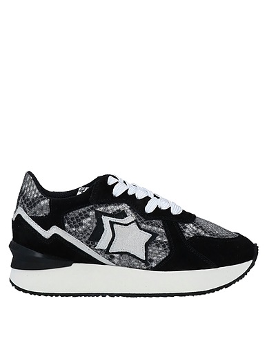 ATLANTIC STARS Sneakers Grey Textile fibres, Leather