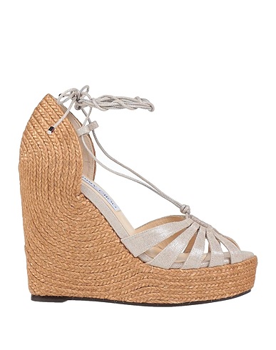 JIMMY CHOO Sandals Silver Soft Leather