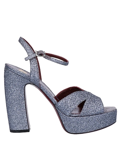 ERNESTO ESPOSITO Sandals Pastel blue Soft Leather