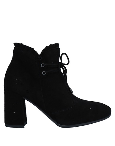 NERO GIARDINI Ankle boot Black Goat skin