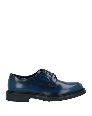 DOUCAL'S Laced shoes BLU Leather