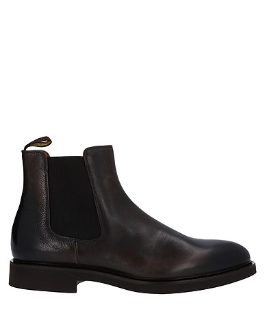 DOUCAL'S Ankle boot Dark brown Soft Leather