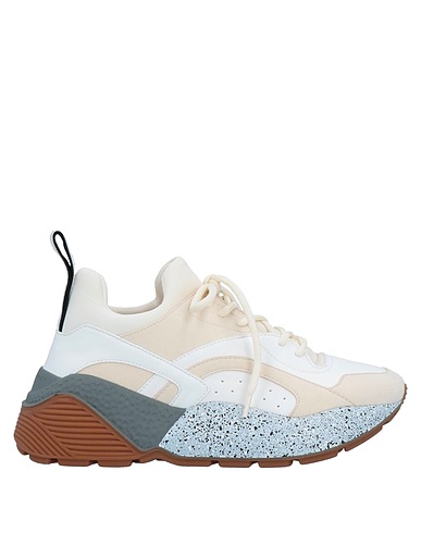 STELLA McCARTNEY Sneakers Ivory Textile fibers