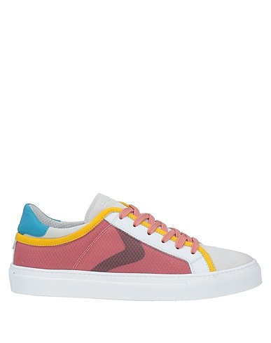 VOILE BLANCHE Sneakers Rostrot Leder, Gewebefasern